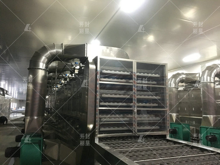 方便粉絲機生產線封閉式運行，結構設計合理